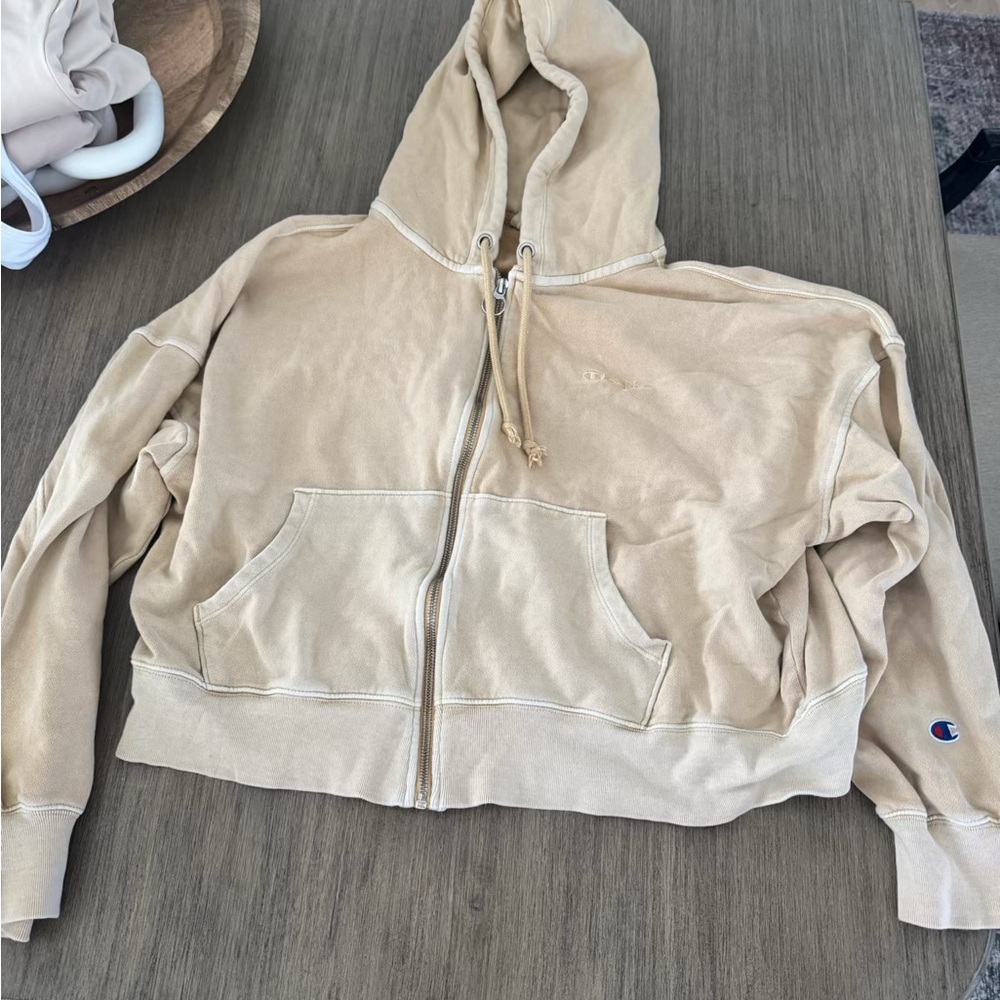 Champion Tan Women's Hoodie Jacket